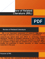 Review of Related Literature (RRL)