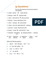 Balancing Equations Web Page