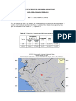 Sismo de Jumbilla