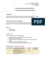 Propuesta de Resumen para Sociocomunitario