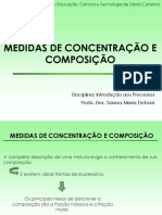 Medidas de Concentração e Composição