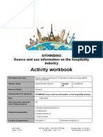 GERALD WANIHA - 6_Activity Workbook for SITHIND002 Source and use information on the hospitality industry