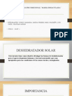 Deshidratador Solar de GanzyusCORP