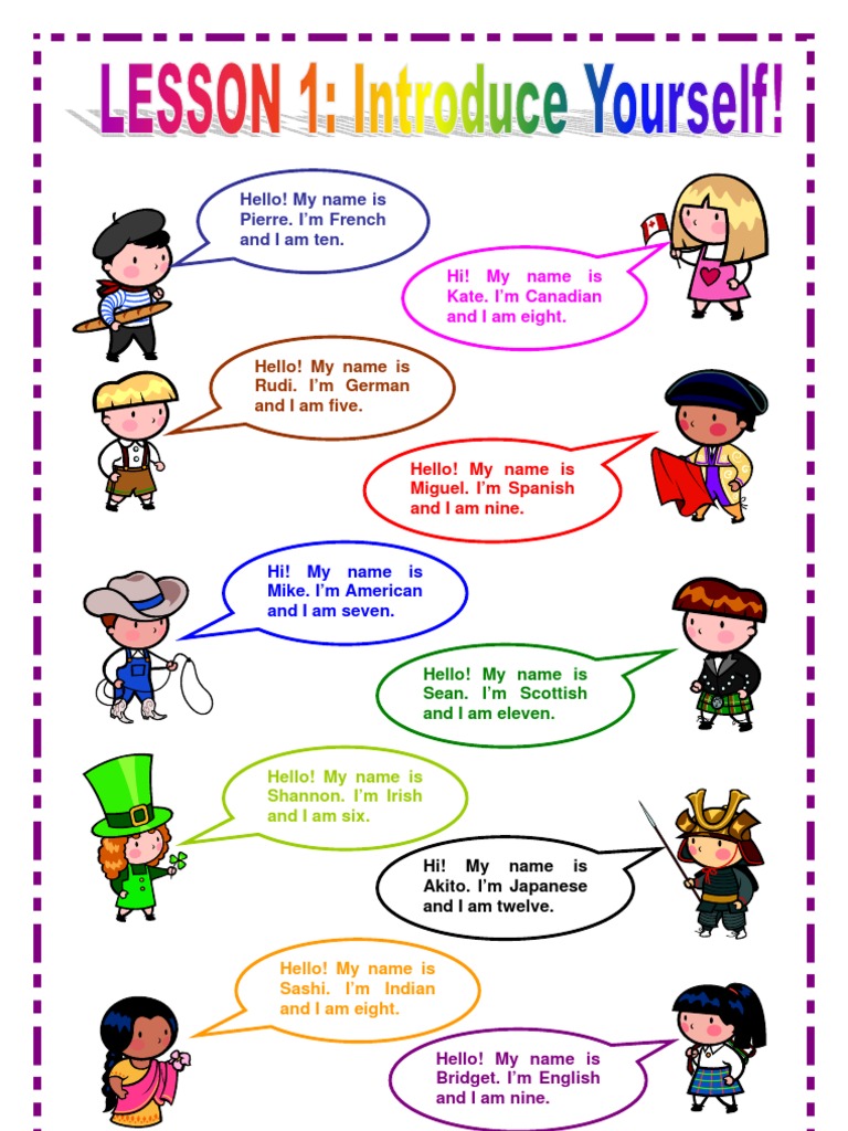 Introduce Yourself | PDF | Sports & Recreation