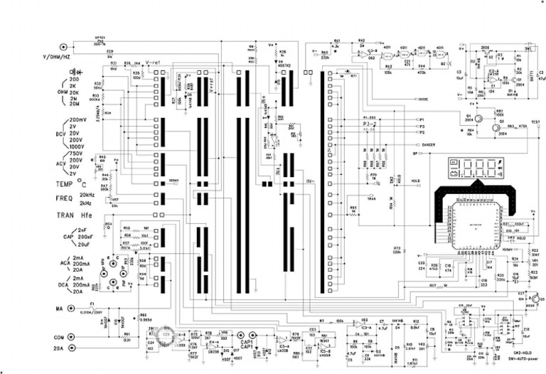 Multimeter Ut39c SCH | PDF