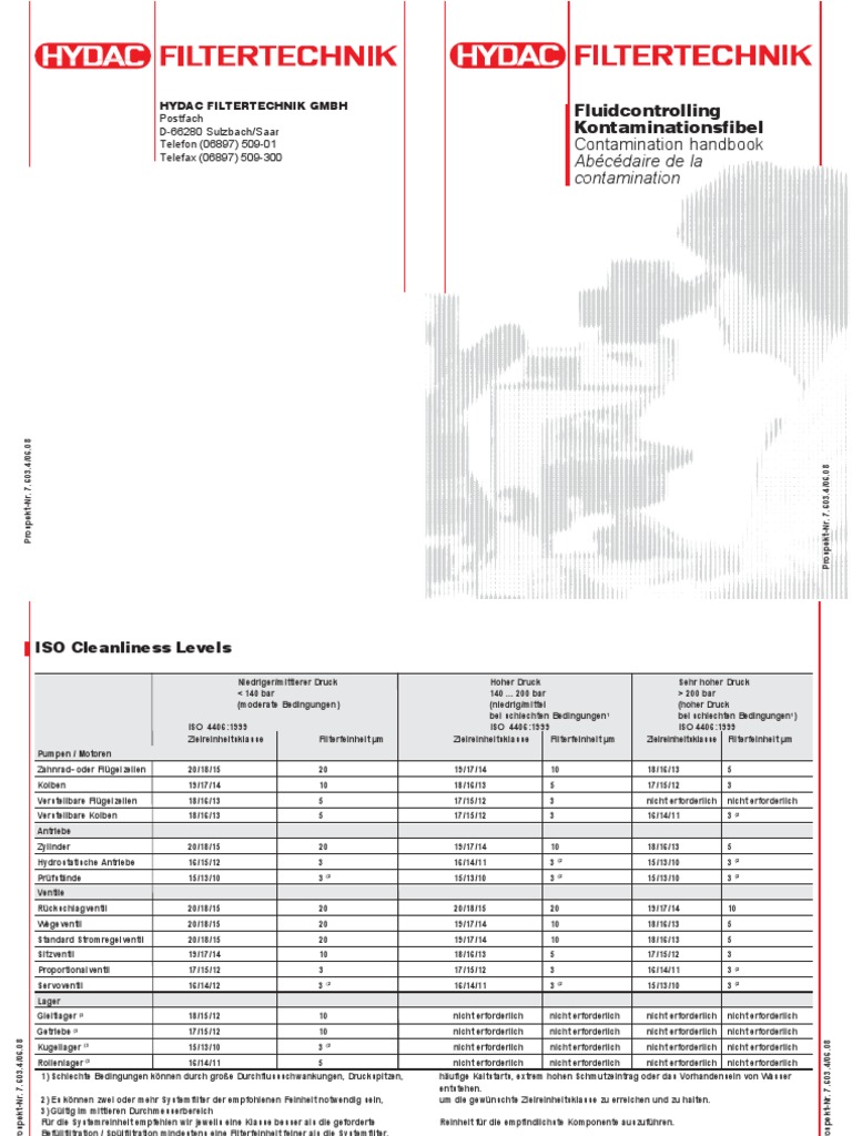 Contamination Handbook (Charts) | PDF