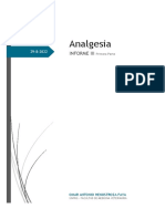 CV551 24A INFORME III Primera Parte ANALGESIA