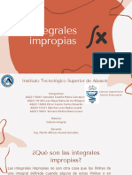 Integrales Impropias