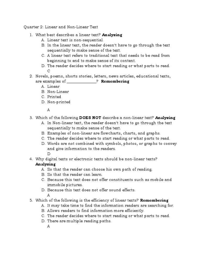 Understanding linear and non linear texts pdf multimedia information