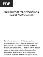 Analisis Swot Pada an Piscok