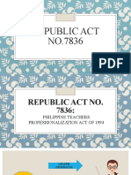 Republic Act NO.7836