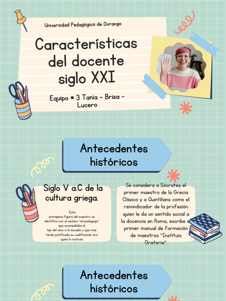 Características del Docente del Siglo XXI | PDF | Maestros | Enseñando