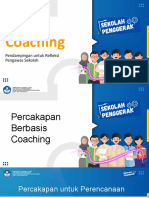 Coaching: Pendampingan Untuk Refleksi Pengawas Sekolah