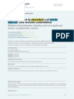 Relación Entre La Obesidad y El Estrés Laboral: Una Revisión Sistemática