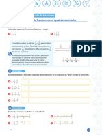 Adición y Sustracción de Fracciones Con Igual Denominador