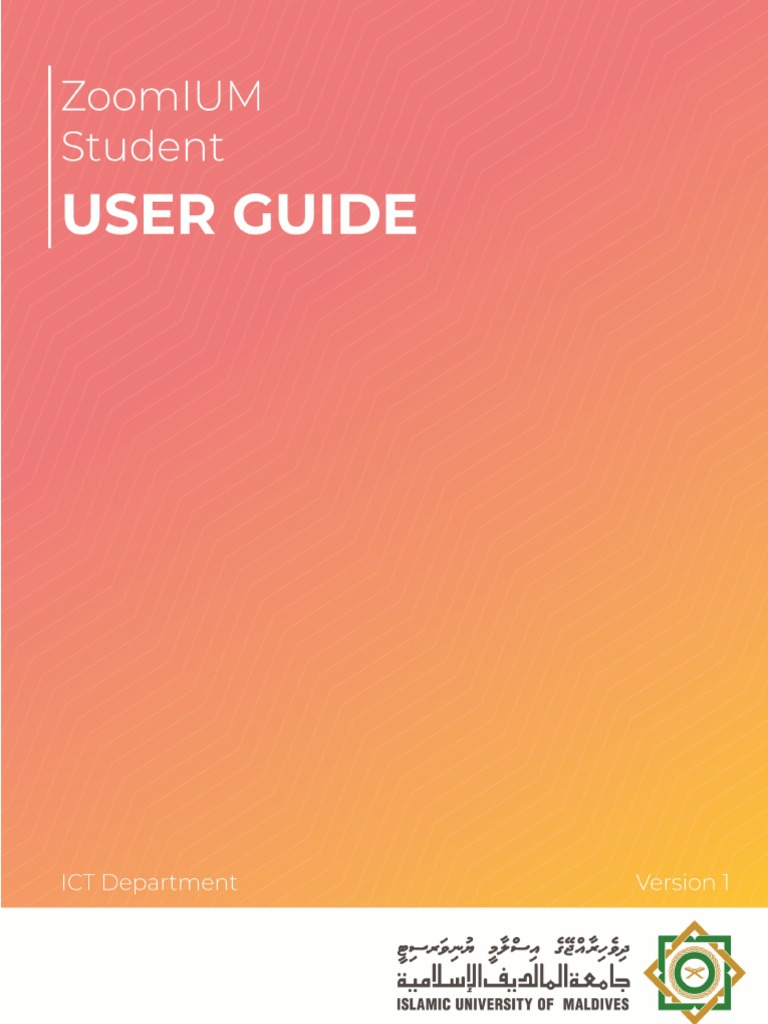 Zoom Guide for IUM Students | PDF | Mobile App | Ios