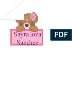 Sayra Loza Sanchez