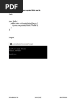 Q1-Write A Program To Print Hello World