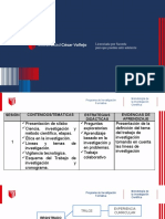 Metodología de La Investigación Científica Programa de Investigación Formativa