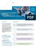 Excellence Pathology Laboratory Medicine: - . - Fostering and Advocating in The Practice of and Worldwide