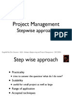 Project Management Stepwise
