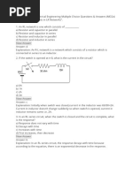 TRANSIENT ANALYSIS LR MCQs 2