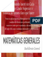 Matemáticas Generales