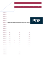 Schedule Template