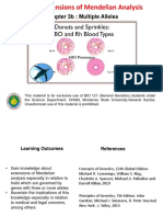 Chapter 3b Multiple Alleles