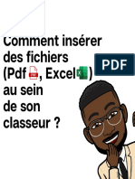 Comment Insérer Un Fichier Au Sein de Don Classeur