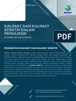 Bahasa Indonesia - Chapter 4 & 5 - Kalimat Dan Kalimat Efektif Dalam Penulisan