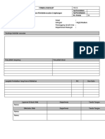 Form Ketidak Seuaian Lingkungan