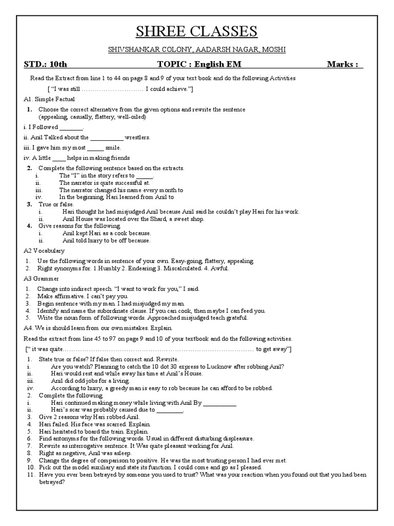 10th English EM U1 Le 2 PDF Language Mechanics Cognition