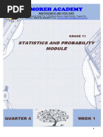 Moreh Academy: Statistics and Probability