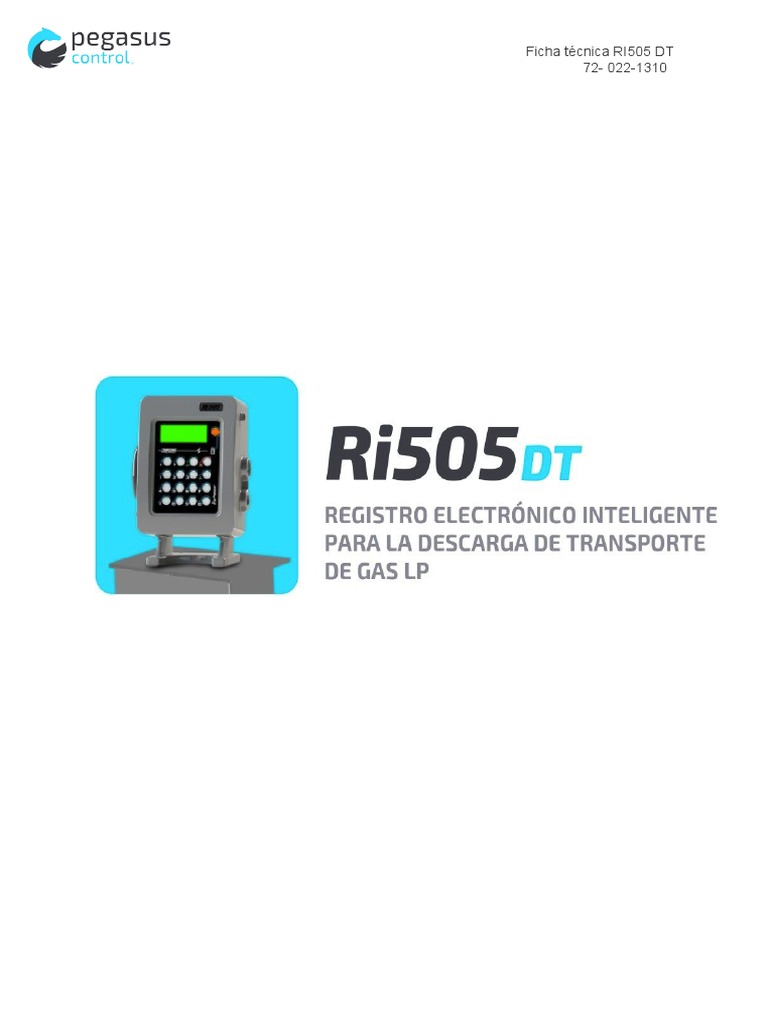 Ficha Tecnica RI505 DT | PDF | Electricidad | Ciencias fisicas