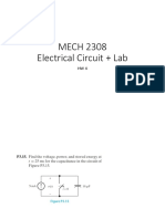 MECH 2308 Electrical Circuit + Lab