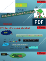 Aljabar FPB Dan KPK