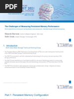 The Challenges of Measuring Persistent Memory Performance: Eduardo Berrocal, Keith Orsak