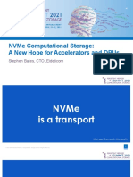 Nvme Computational Storage: A New Hope For Accelerators and Dpus
