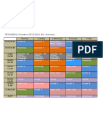 Tech Schedule 2011-2012