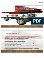 AUTOMOTIVE CHASSIS, SUSPENSION AND RIDE CONTROL