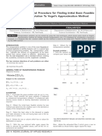 A Novel Procedure For Finding Initial Basic Feasible Solution To Vogel's Approximation Method