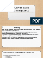 Activity Based Costing (ABC)