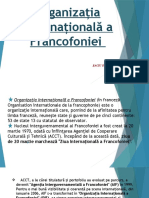 Organizația Internațională A Francofoniei