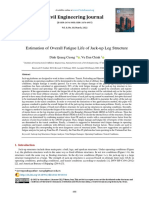 Civil Engineering Journal: Estimation of Overall Fatigue Life of Jack-Up Leg Structure