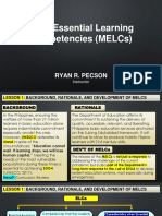 Most Essential Learning Competencies (MELCs