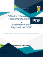 Cátedra: "Seminario I: Problemática Sanitaria y Socioeconómica Regional Del NOA"