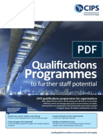 Qualifications Programmes To Further Staff Potential
