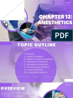 Anesthetics: Presented By: Janella Faith T. Mangulabnan (BSN 2-9)