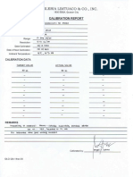 Conductivity & TDS Calibration Report 2020